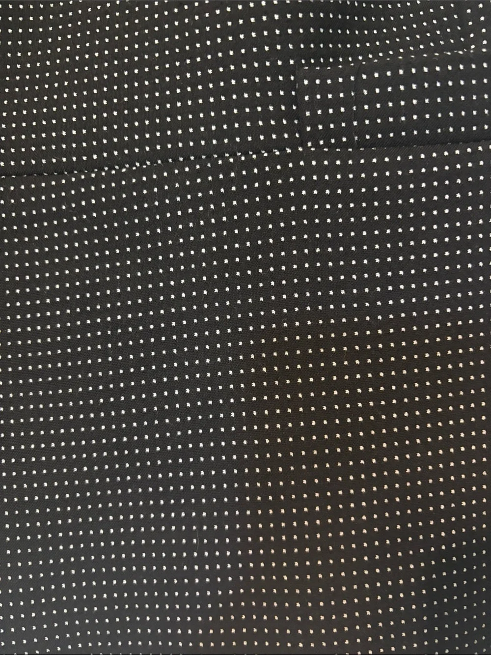 Ann Taylor Black & White Micro Dot Peplum Jacket
